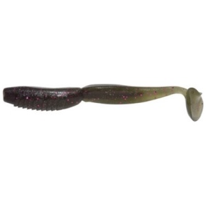 Megabass Spindle Worm Avocado Purple Core 10 cm
